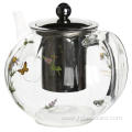 Glass Filtering Tea Maker Teapot Lead Free